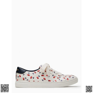 美國代購正品 Kate Spade athena櫻桃小白鞋
