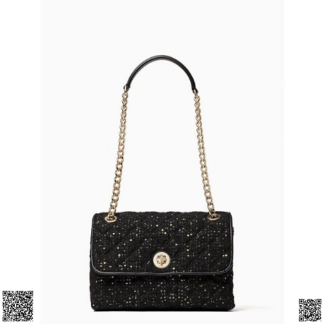 美國代購正品 Kate Spade 小香風閃片翻蓋單肩包