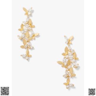 美國代購正品 Kate Spade 流蘇蝴蝶耳飾