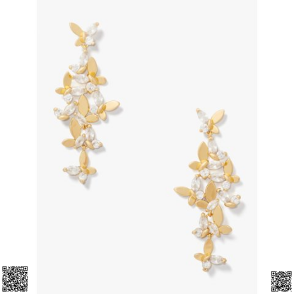 美國代購正品 Kate Spade 流蘇蝴蝶耳飾