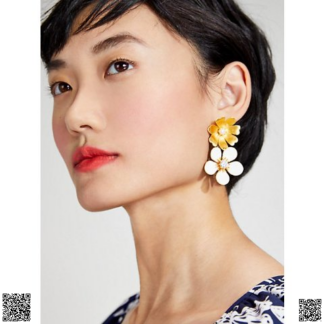美國代購正品 Kate Spade 立體花朵耳飾