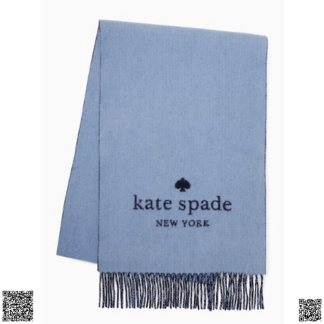 美國代購正品 Kate Spade 羊毛羊絨混紡圍巾