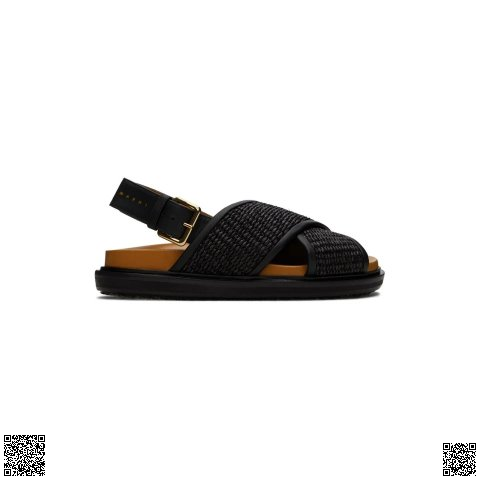 美國代購正品 Marni Raffia 編織涼鞋