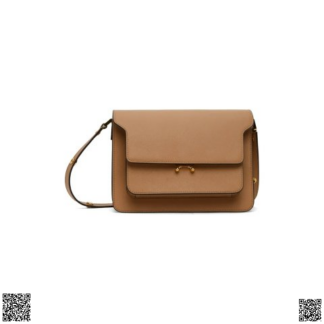 美國代購正品 Marni Saffiano Trunk 中號風琴包