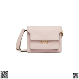 美國代購正品 Marni Trunk 櫻花粉迷你風琴包