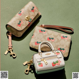 美國代購正品 Mini Rowan 草莓包包吊飾