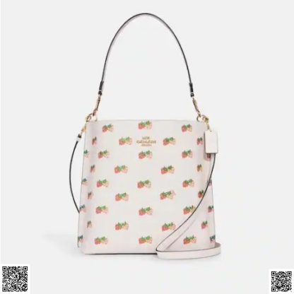 美國代購正品 Mollie 草莓水桶包