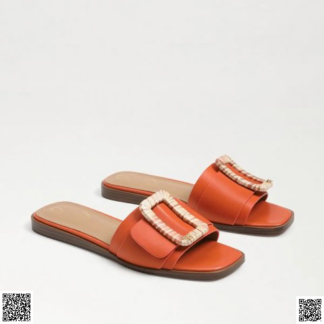 美國代購正品 Sam Edelman 方扣拖鞋