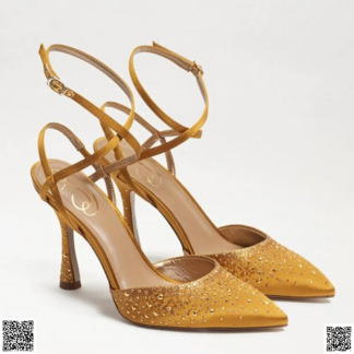 美國代購正品 Sam Edelman 碎鑽尖頭高跟鞋
