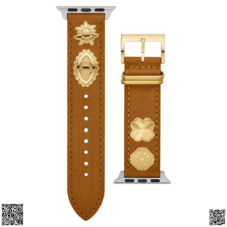 美國代購正品 Tory Burch Apple® Watch皮質錶帶 38mm/40mm
