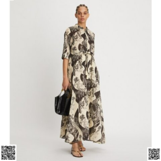 美國代購正品 Tory Burch Printed 印花襯衫裙