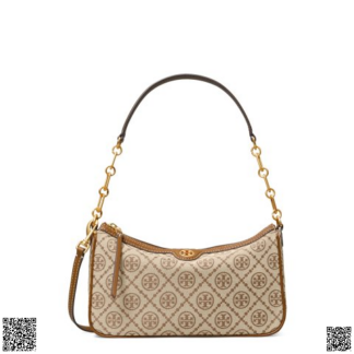 美國代購正品 Tory Burch T Monogram 提花老花腋下包