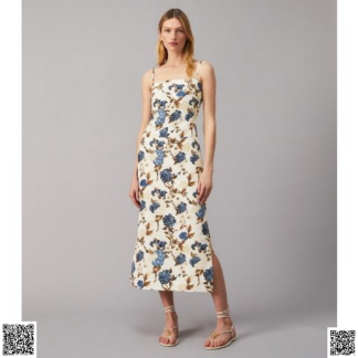 美國代購正品 Tory Burch 優雅花卉連衣裙