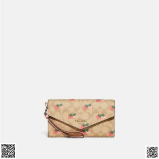 美國代購正品 草莓信封錢包