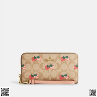 美國代購正品 草莓長款錢包