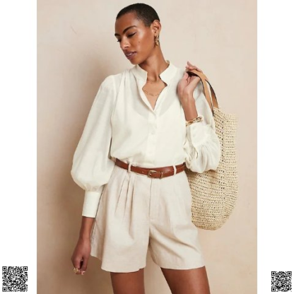 美國代購正品 Banana Republic 燈籠袖襯衣