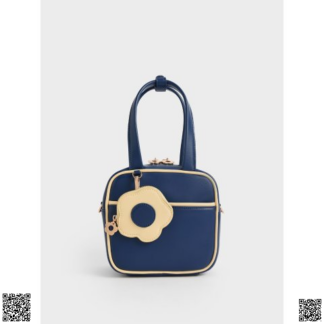 美國代購正品 Charles & Keith 小花盒子包