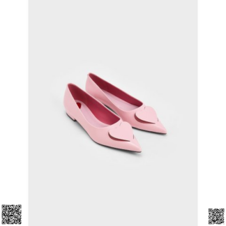 美國代購正品 Charles & Keith 桃心尖頭鞋