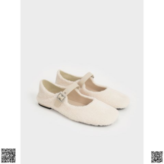 美國代購正品 Charles & Keith 毛茸茸瑪麗珍