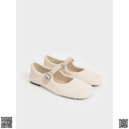 美國代購正品 Charles & Keith 毛茸茸瑪麗珍