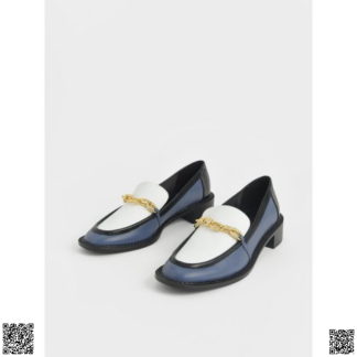 美國代購正品 Charles & Keith 鏈條樂福鞋