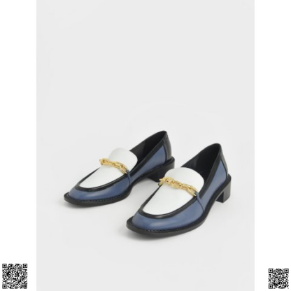 美國代購正品 Charles & Keith 鏈條樂福鞋