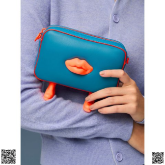 美國代購正品 Charles & Keith 長腳紅唇包