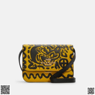 美國代購正品 Coach Disney Mickey Mouse X Keith Haring 迷你斜