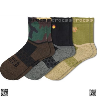 美國代購正品 Crocs 襪子 3雙