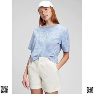 美國代購正品 Gap Logo 紮染藍T恤