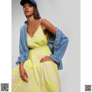 美國代購正品 Gap 熱帶風花卉吊帶裙