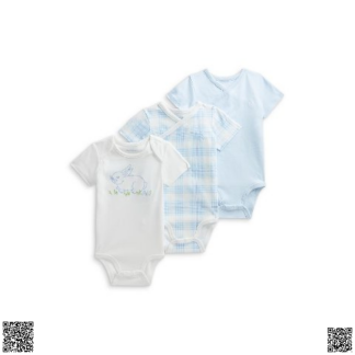 美國代購正品 Ralph Lauren 寶寶包臀衫3件套