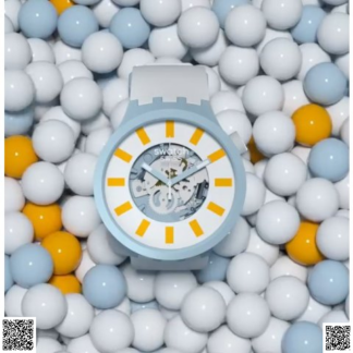 美國代購正品 Swatch 通透鏤空手錶