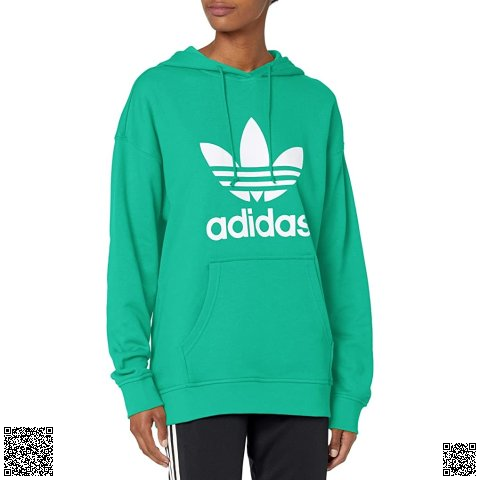美國代購正品 Adidas Original Adicolor Trefoil Hoodie 女款運