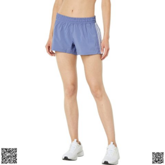 美國代購正品 Adidas 女士運動短褲 紫羅蘭M碼