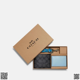 美國代購正品 Coach 3 閤 1 錢包禮盒套裝