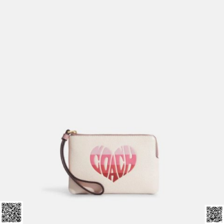 美國代購正品 Coach Corner 拉鏈手拿包