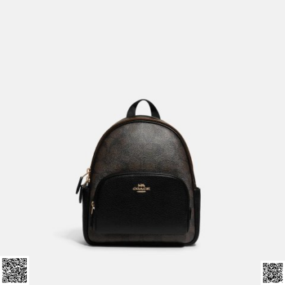美國代購正品 Coach Mini Court 帆布小書包