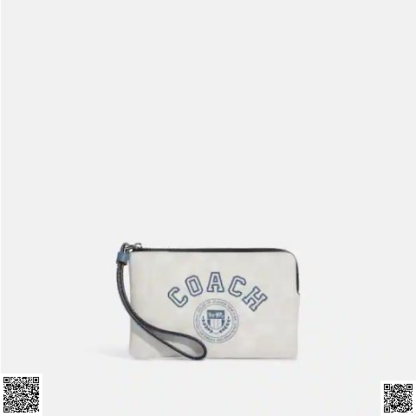 美國代購正品 Coach Varsity 腕帶手拿包
