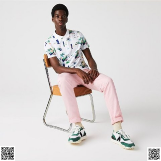 美國代購正品 Lacoste 印花Polo衫