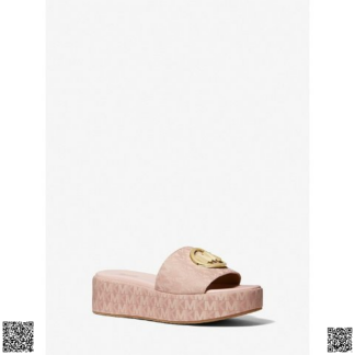 美國代購正品 Michael Kors Logo厚底拖鞋
