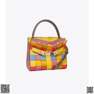 美國代購正品 Tory Burch Lee Radziwill Woven 編織斜挎包