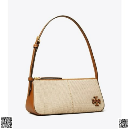 美國代購正品 Tory Burch McGraw Canvas Wedge單肩包