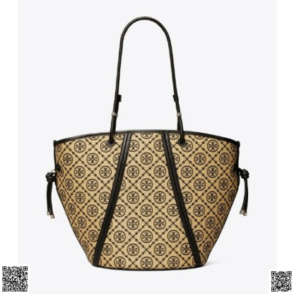 美國代購正品 Tory Burch Spaghetti Strap Raffia 托特包