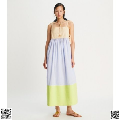 美國代購正品 Tory Burch 分層吊帶裙