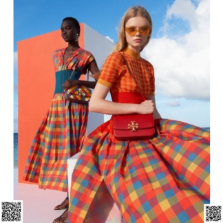 美國代購正品 Tory Burch 格紋半身裙