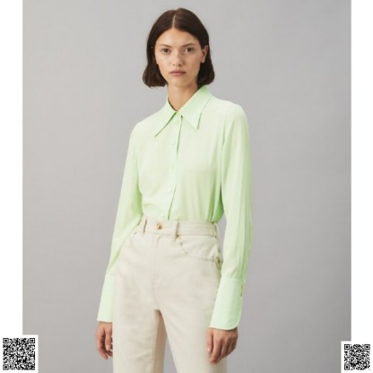 美國代購正品 Tory Burch 真絲襯衫