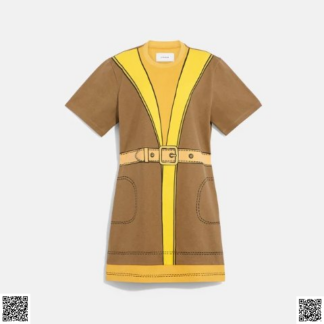 美國代購正品 Trompe L oeil T恤裙