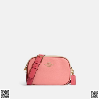美國代購正品 Coach Jamie 拼色相機包