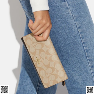 美國代購正品 Coach Slim 3摺錢包